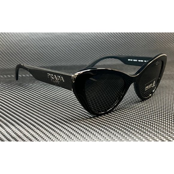 NEW! PRADA BLACK 52MM WOMENS SUNGLASSES! - Picture 3 of 5